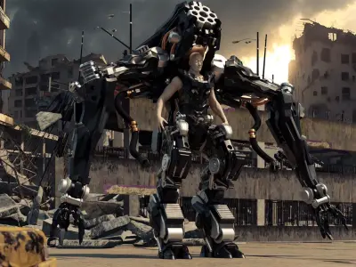 ArachnoMech Exo-Unit 3D model