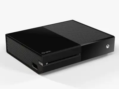 Microsoft Xbox One Game Console Low-poly 3D model