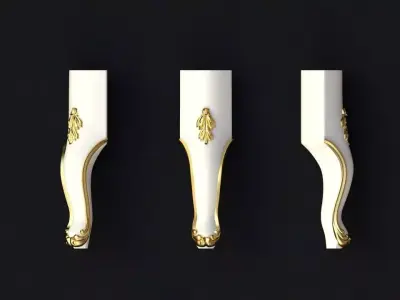 leg High quality 3d models for processing on a cnc machine  3D model order
