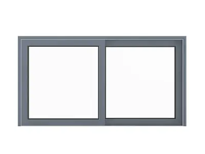 Metal Window 08 3D model