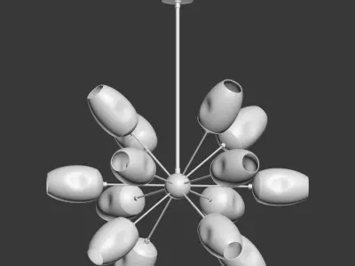 Ramirez Chandelier Arteriorshome 3D model