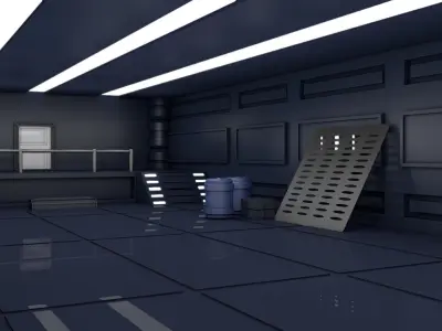 Sci Fi Room 3D model