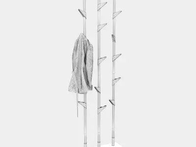 Free standing wardrobe 3D model