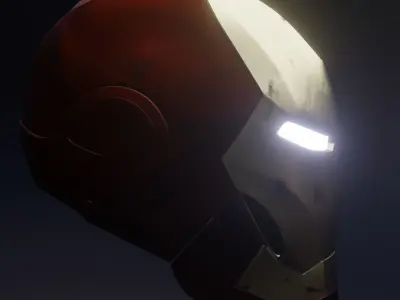Iron Man mark II Helmet 3D model
