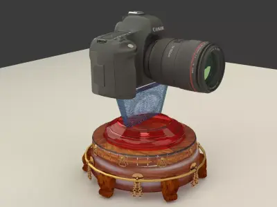 Chinese display with camera 3D model
