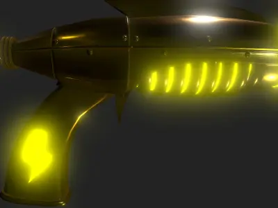 FNAF Security Breach Blaster 3D model