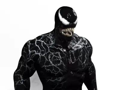 Venom Low-poly 3D model