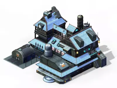 Crystal Palace - Factory 3D model
