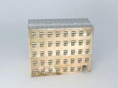 Riga Brivibas street Free 3D model