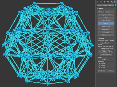 Futuristic Polygonal Shape 3D Printing Model 3D print model