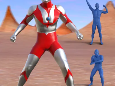 Ultraman for G8M - DAZ Outfit 3D model