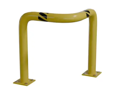 Straight and Corner Guardrail 3D model