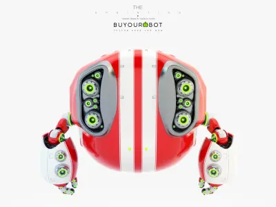 Sprinting drone IV  3D model