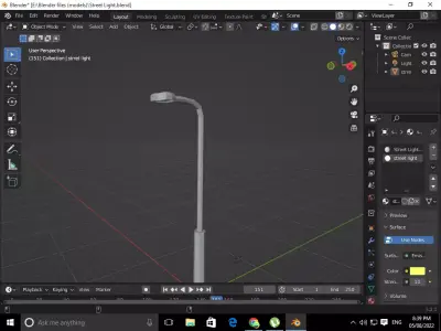 Low Poly Street Light Sale Low-poly 3D model