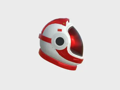 Astronaut Helmet B09 China - Character Design Fashion Low-poly 3D model