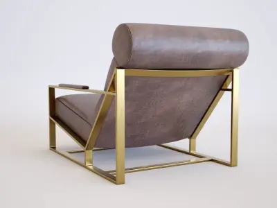 Armchair Model 3418 3D model