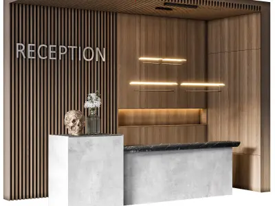 RECEPTION DESK NO1 A 3D model