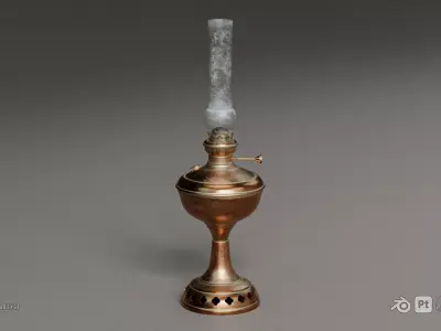 Old Lamp Free 3D model