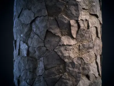 Stone Floor Material - VOL 12 - Maps - SBsar Texture