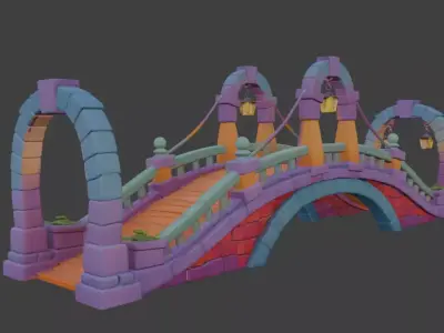 Bridge 3d Model 3D model