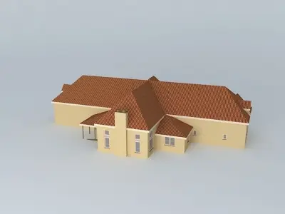 Large house Free 3D model
