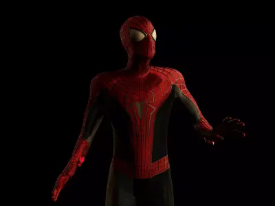 The Amazing Spider-Man 2 3D Model V1 Low-poly 3D model