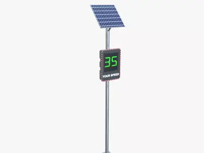 Speed meter 3D model