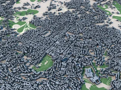 Napoli City Italy 3D model