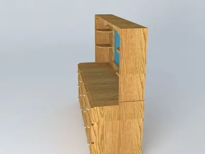 Bedroom Dresser 3D model