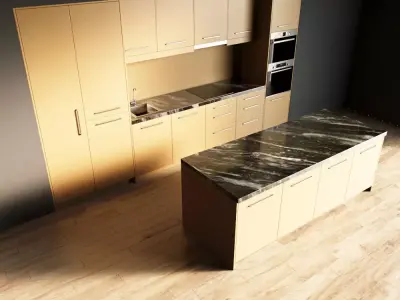 19-Kitchen7 matte 2 3D model
