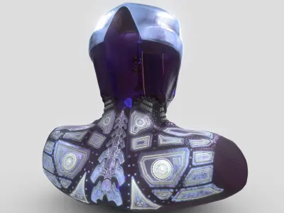 Superfuntimes Android Bust 3D model