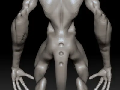 Creature A1 3D model