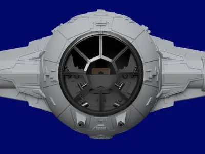 Starwars Tie Fighter 3D print model