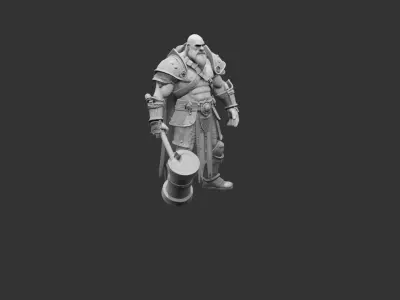 Armored Siege Enforcer 3D print model