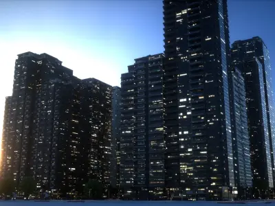 City Block Type B38 3D model