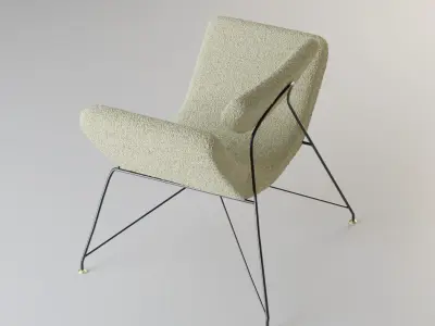 Reversivel Chair Low-poly 3D model