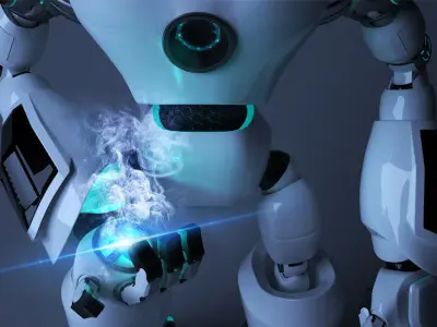 Space Robot 2 3D model