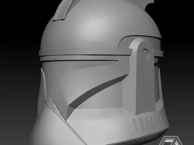 STAR WARS - CLONE TROOPER PHASE 1 HELMET 3D print model