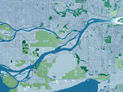 Vancouver with Terrain  3D model