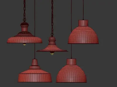 PENDANT SET 18 3D model