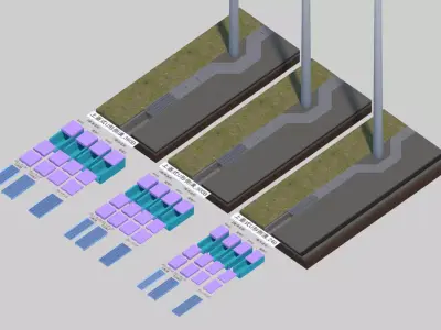 Gutter  Upper lid U type 3D model
