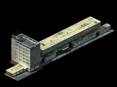 Heterogeneous - Architecture - Building 06 3D model