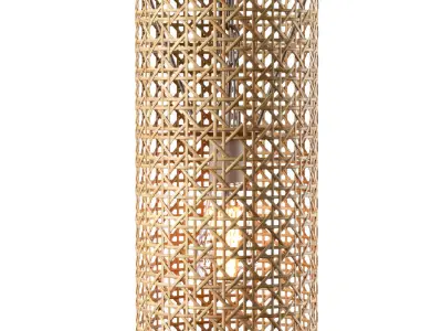 Viliam hanging rattan lamp VR26  3D model