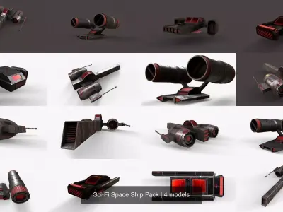 Sci-Fi Space Ship Pack