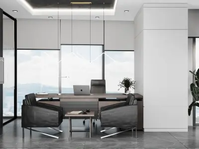 Modern Office 2 Interior  3D model