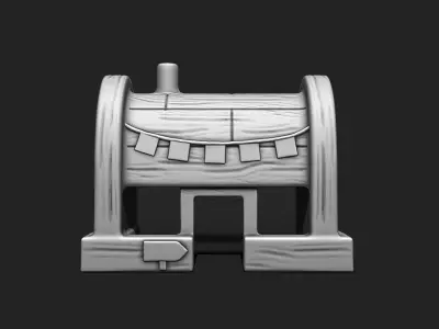 Krusty Krab Fish House - Aquarium - 3D STL File for 3D Printing 3D print model