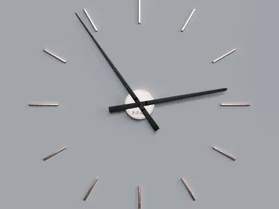 Wall Clock BsB Design Segments 3D model
