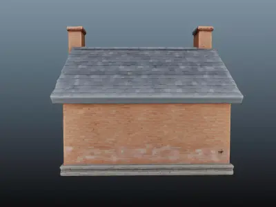 Stone house EM-13 3D model