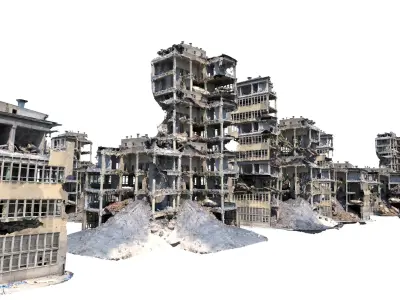  Destroyed Buildings Pack 