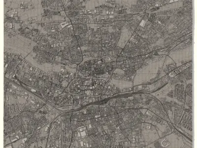 Cityscape  Nurnberg Germany 3D model